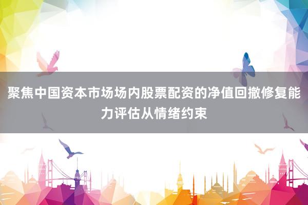 聚焦中国资本市场场内股票配资的净值回撤修复能力评估从情绪约束